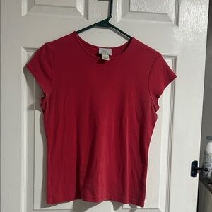 LOFT Dark pink  Short Sleeve Tee